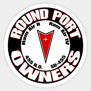 Round Port Owners Sticker